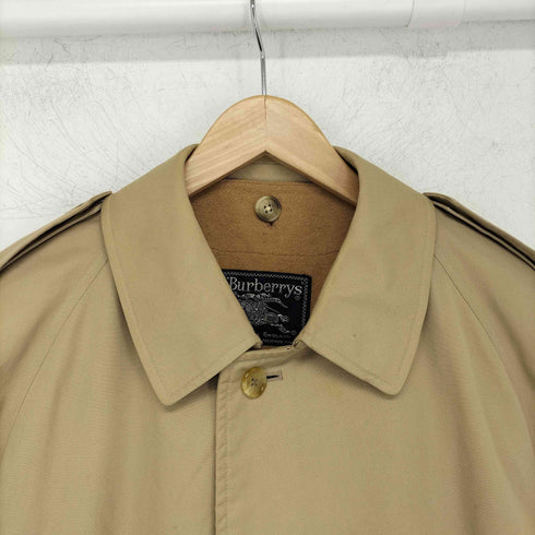 バーバリーズ BURBERRYS 70-80s ライナー付き ステンカラーコート メンズ