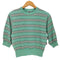 エイチビューティーアンドユースユナイテッドアローズ H BEAUTY & YOUTH UNITED ARROWS COTTON COLOR BORDER 5SLEEVE TOP レディース FREE