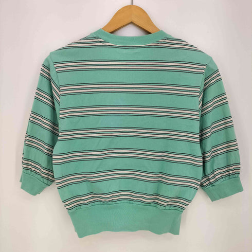 エイチビューティーアンドユースユナイテッドアローズ H BEAUTY & YOUTH UNITED ARROWS COTTON COLOR BORDER 5SLEEVE TOP レディース FREE