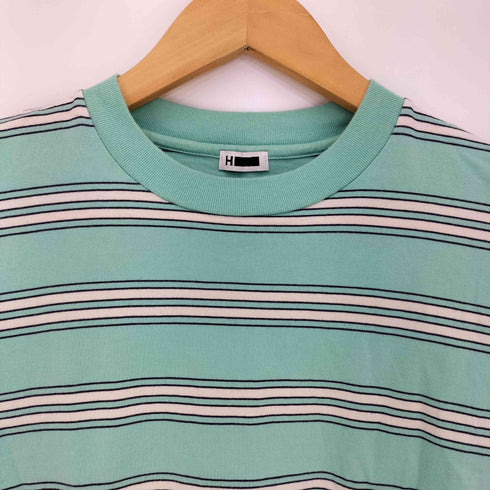 エイチビューティーアンドユースユナイテッドアローズ H BEAUTY & YOUTH UNITED ARROWS COTTON COLOR BORDER 5SLEEVE TOP レディース FREE