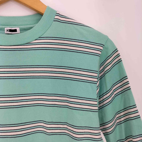 エイチビューティーアンドユースユナイテッドアローズ H BEAUTY & YOUTH UNITED ARROWS COTTON COLOR BORDER 5SLEEVE TOP レディース FREE