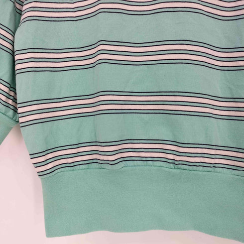 エイチビューティーアンドユースユナイテッドアローズ H BEAUTY & YOUTH UNITED ARROWS COTTON COLOR BORDER 5SLEEVE TOP レディース FREE