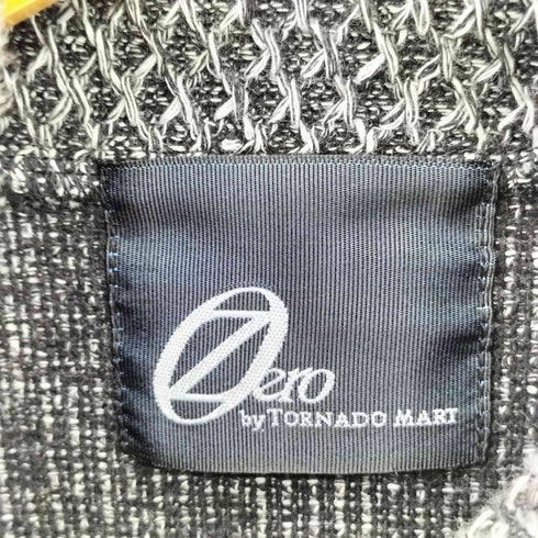 ゼロバイトルネードマート Zero by TORNADO MART 撚り杢ラッセル スタンドカラーカーディガン メンズ JPN:M