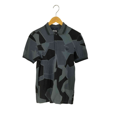 フレッドペリー FRED PERRY ARKTIS LIMITED 総柄ポロシャツ メンズ import:XS