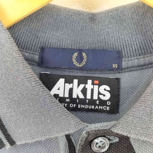 フレッドペリー FRED PERRY ARKTIS LIMITED 総柄ポロシャツ メンズ import:XS