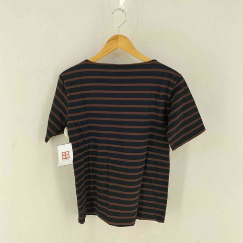 ルミノア Le minor ボーダーボートネックTシャツ メンズ JPN:1