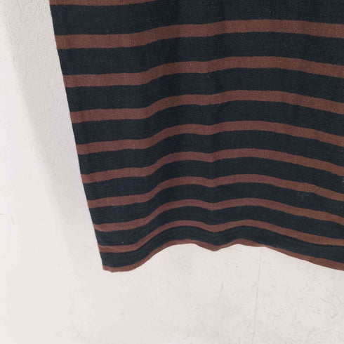 ルミノア Le minor ボーダーボートネックTシャツ メンズ JPN:1