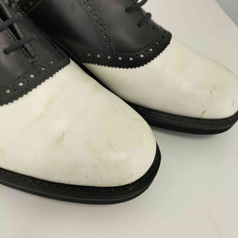 ウォークオーバー WALK OVER レザー サドルシューズ メンズ 8