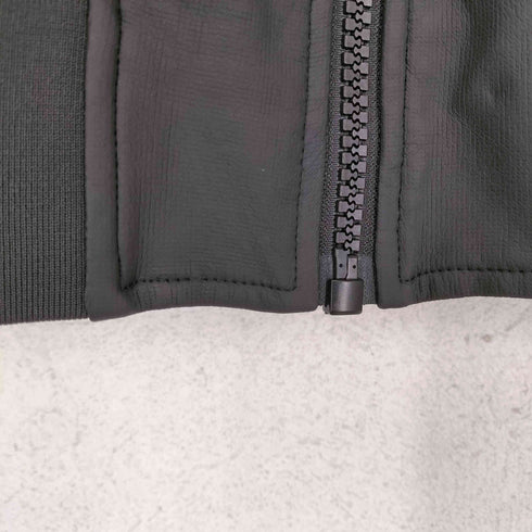 ディーゼル DIESEL J-FILMO フェイクレザー フーディージャケット メンズ S