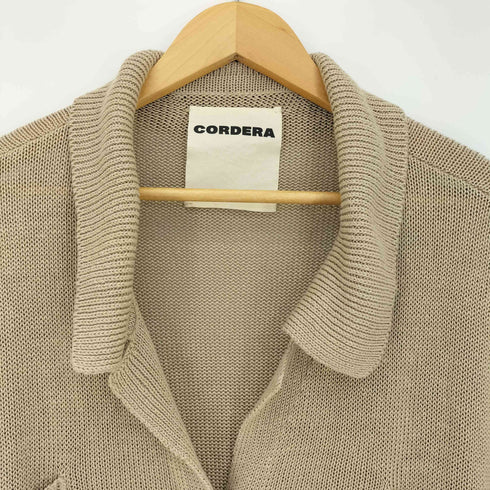 CORDERA シャツ リネン サマーニット カーディガン レディース