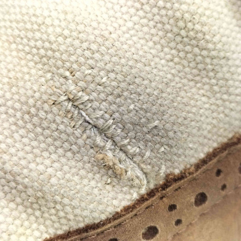 ディーゼル DIESEL スエード キャンバス 切り替え ウイングチップ レザー シューズ メンズ 41