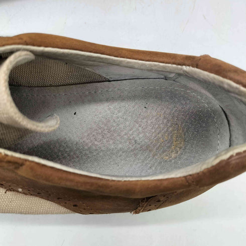 ディーゼル DIESEL スエード キャンバス 切り替え ウイングチップ レザー シューズ メンズ 41