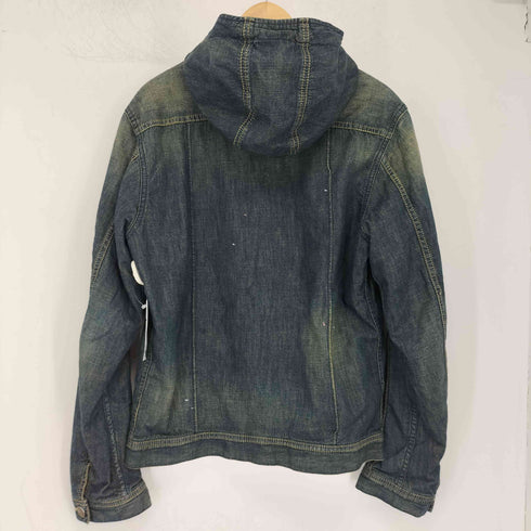 ディーゼル DIESEL 裏ブランケット フーデッド デニムジャケット メンズ M