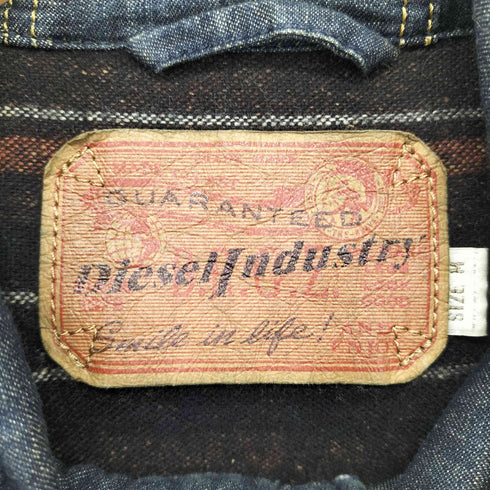 ディーゼル DIESEL 裏ブランケット フーデッド デニムジャケット メンズ M