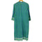 .ISLE FROCK SZ Blockprints コットン ストライプカフタンドレス レディース JPN:S
