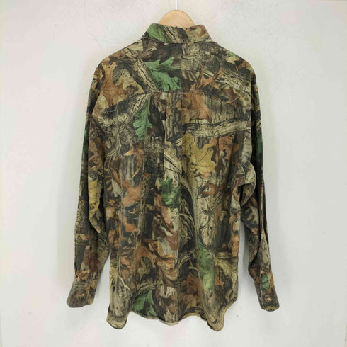 ラングラー Wrangler 90s RUGGED WEAR リアルツリーカモ 長袖シャツ メンズ import:XL