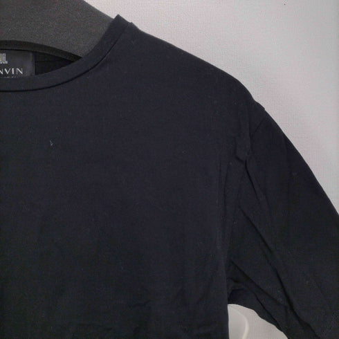 ランバンコレクション LANVIN COLLECTION 裾ロゴ刺繍 クルーネック 半袖カットソー レディース EUR:48