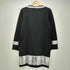 Madame Hiroko ラメ切替 長袖 チュニック ワンピース レディース 9AR
