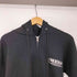 アルスタイルアパレルアクティブウェアー ALSTYLE APPAREL & ACTIVEWEAR 90s MESA BOOGIE/DUAL RECTIFIER SOLO HEAD アンプ 企業ロゴ 袖フレイム ジップアップ パーカー メンズ import:L