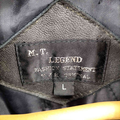 K.T.LEGEND ラムスキン レザーハーフコート メンズ L