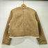 ザラ ZARA 金ボタン ノーカラージャケット レディース import:S