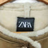 ザラ ZARA 金ボタン ノーカラージャケット レディース import:S