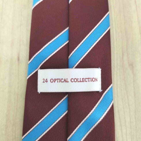 24optical collection レジメンタルストライプネクタイ メンズ