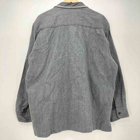 パパス papas ウール混 コットンシャツジャケット メンズ JPN:M