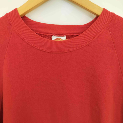 ディッキーズ Dickies 90s USA製 ブランク ラグランスリーブ クルーネックスウェット メンズ import:L