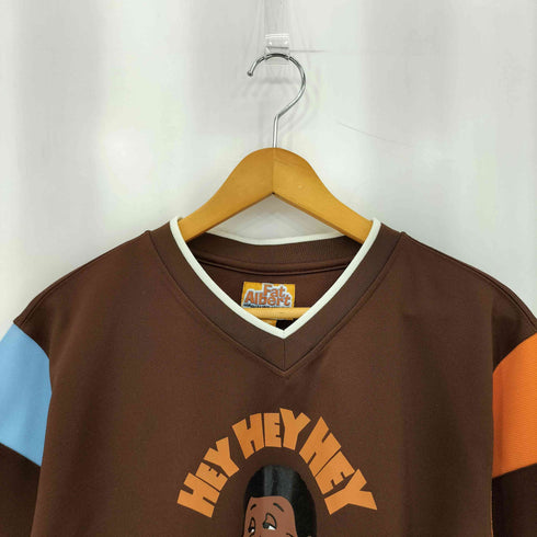 プラティナムフブ platinum fubu Fat Albert and the Junkyard Gang ホッケーシャツ メンズ L