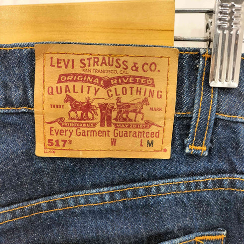 リーバイス Levis 90s 517 BOOT CUT LOW RISE ブーツカットデニムパンツ レディース M