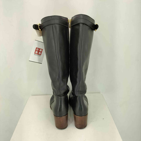 アーペーセー A.P.C. サイドジップ レザーロングブーツ レディース 39