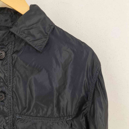 ポストオーバーオールズ POST OVERALLS USA製 チンストラップ付ナイロンシャツジャケット メンズ import:M
