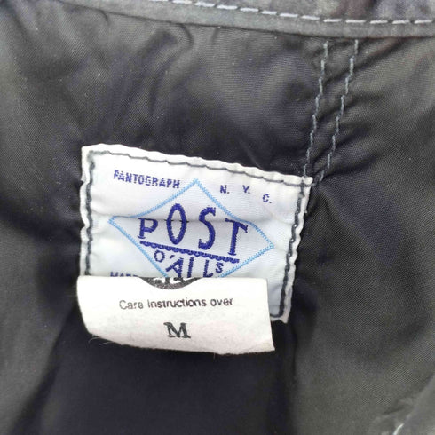 ポストオーバーオールズ POST OVERALLS USA製 チンストラップ付ナイロンシャツジャケット メンズ import:M
