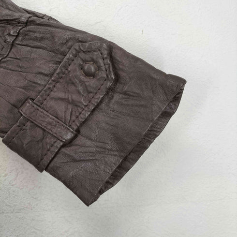 アグ UGG ベルテッドレザーコート レディース M