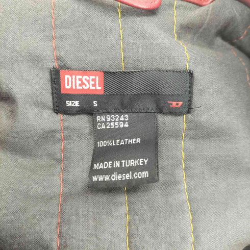 ディーゼル DIESEL pelle leather Valden バルデン モーターサイクルジャケット メンズ import:S