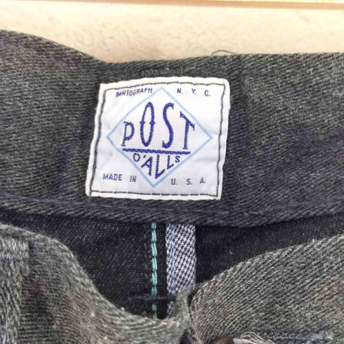 ポストオーバーオールズ POST OVERALLS USA製 TALONジップ トラウザーパンツ メンズ