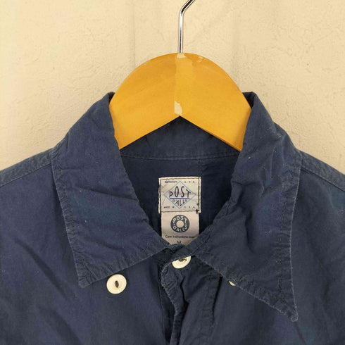 ポストオーバーオールズ POST OVERALLS USA製 ボタンダウン プルオーバーシャツ メンズ import:M