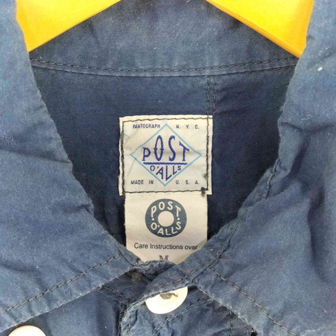 ポストオーバーオールズ POST OVERALLS USA製 ボタンダウン プルオーバーシャツ メンズ import:M