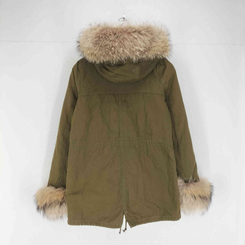 フリーズショップ FREES SHOP ラクーンファー ライナー付 モッズコート レディース import:S