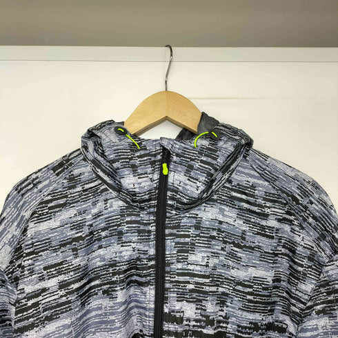 ファーストダウン FIRST DOWN 総柄 ジップアップ パーカー メンズ LL