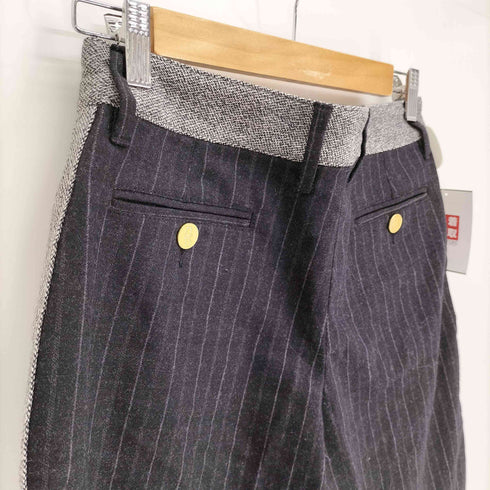 ドルチェアンドガッバーナ DOLCE&GABBANA イタリア製 2タック ウールショーツ レディース 36