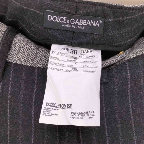 ドルチェアンドガッバーナ DOLCE&GABBANA イタリア製 2タック ウールショーツ レディース 36