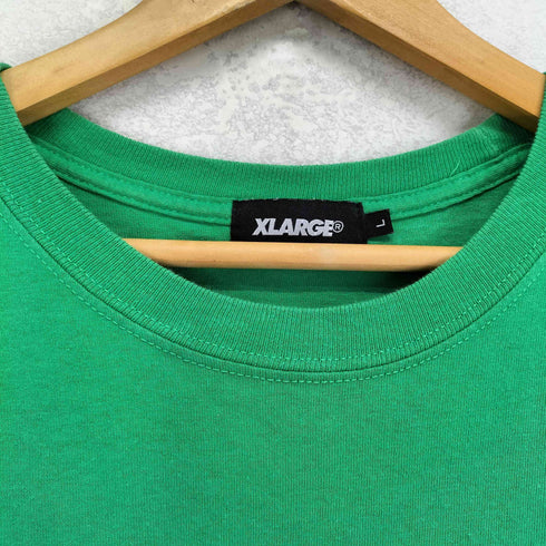 エクストララージ XLARGE ロゴ刺繍 ロングスリーブクルーネックカットソー メンズ import:L