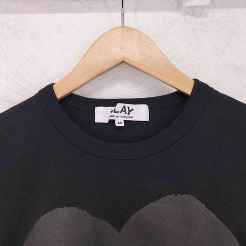 プレイコムデギャルソン PLAY COMME des GARCONS ハートロゴ プリント Tシャツ レディース M