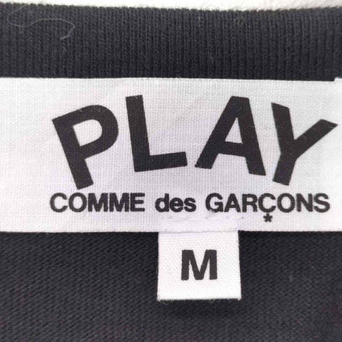 プレイコムデギャルソン PLAY COMME des GARCONS ハートロゴ プリント Tシャツ レディース M