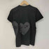 プレイコムデギャルソン PLAY COMME des GARCONS Upside Down Three Hearts Tee レディース L