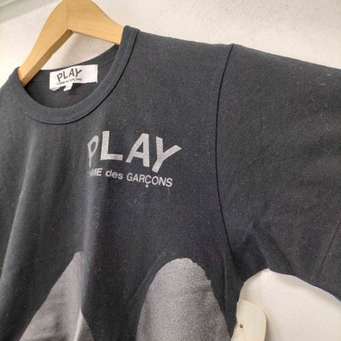 プレイコムデギャルソン PLAY COMME des GARCONS Upside Down Three Hearts Tee レディース L