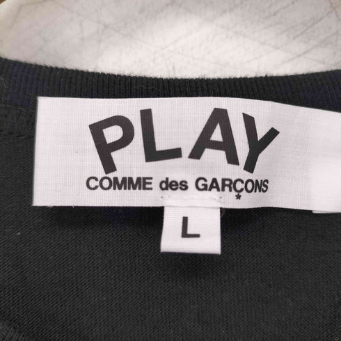 プレイコムデギャルソン PLAY COMME des GARCONS Upside Down Three Hearts Tee メンズ L