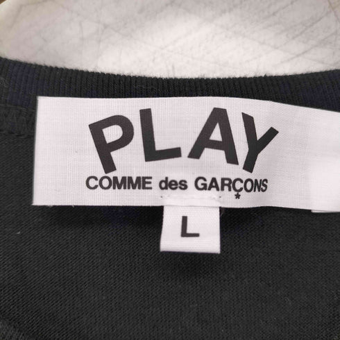プレイコムデギャルソン PLAY COMME des GARCONS Upside Down Three Hearts Tee レディース L